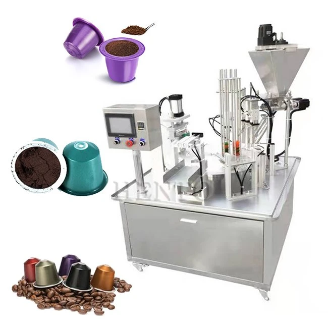 Kaffeekapselversiegelungsmaschine