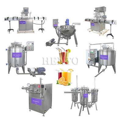 Produktionslinie Orangensaft